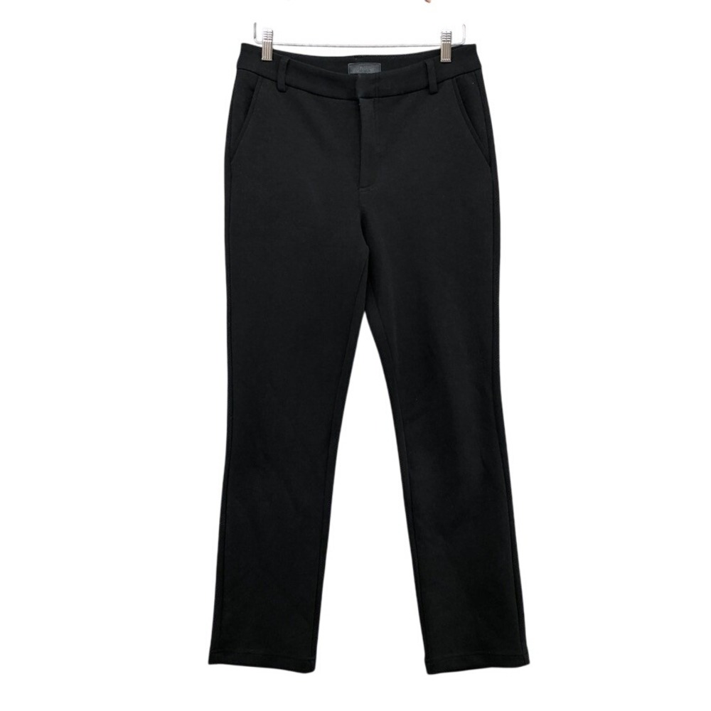 KUT from the Kloth Reese Trouser Straight Leg Womens 8 Black High Rise Stretch